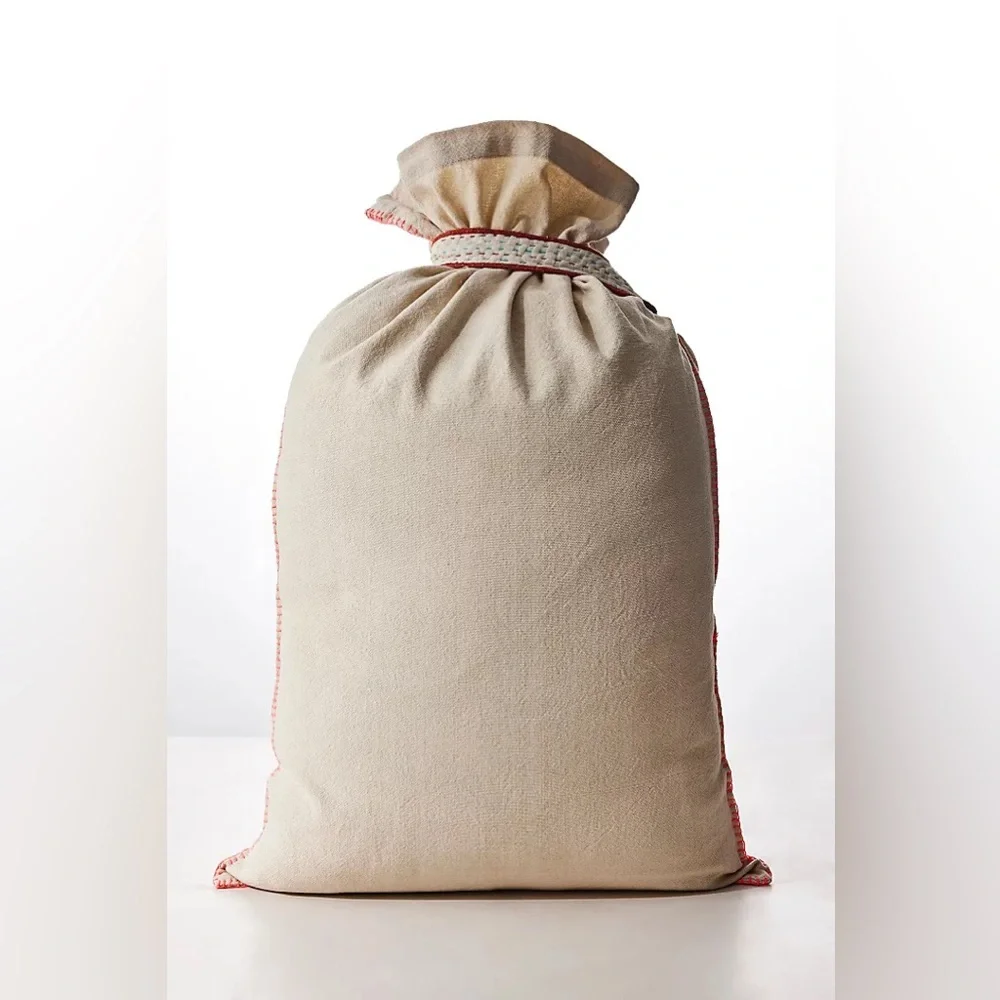 New FP One by Free People Perfect Present Beaded Gift Sack Pillow Sham